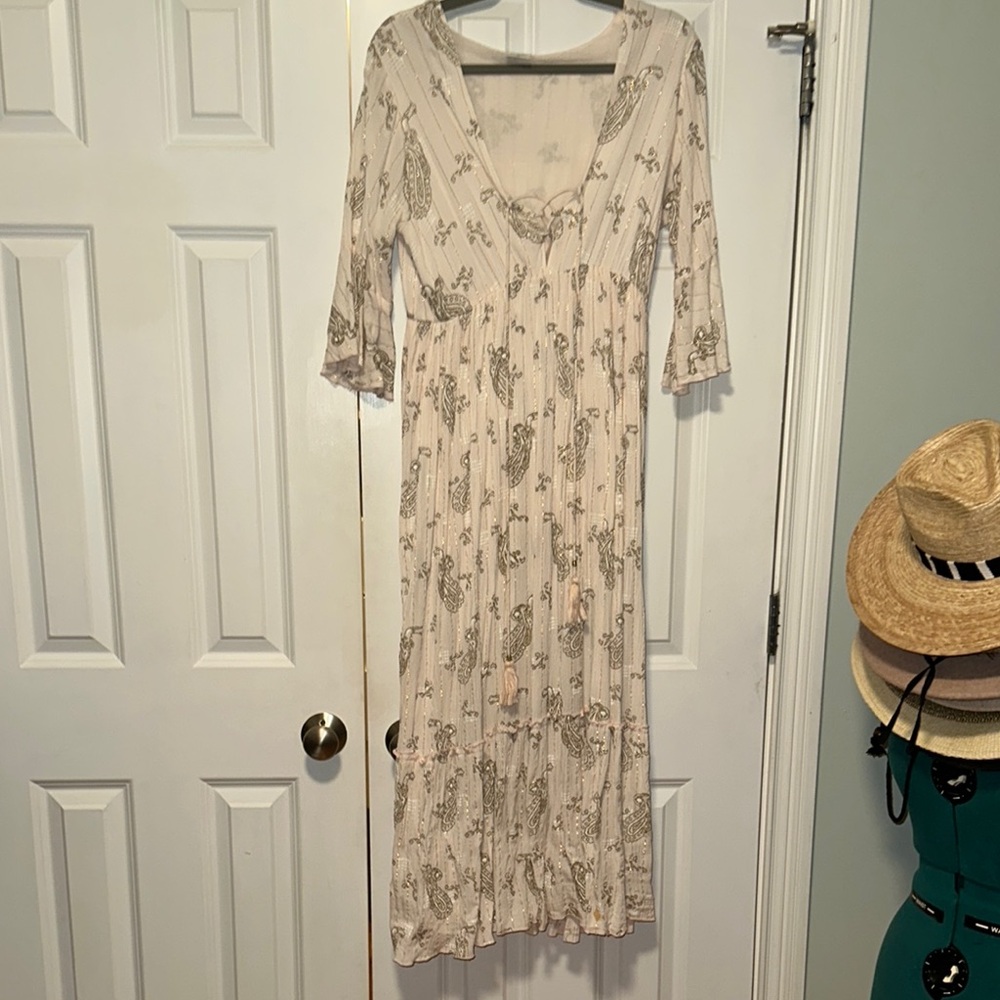 Blush & Gold Dress One of a Kind